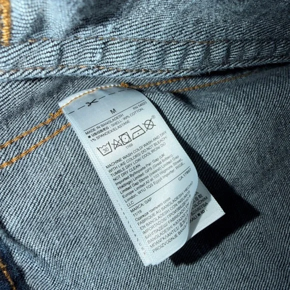 GAP Dark Blue Denim Jean Jacket for Women - Picture 3 of 3